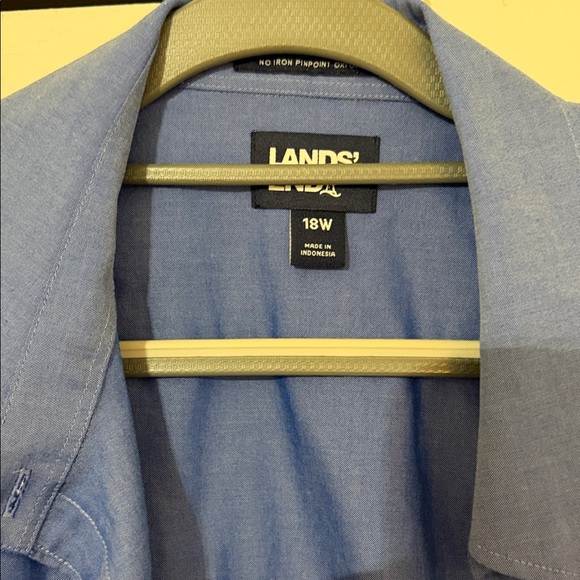 Women’s Lands End button down No Iron Oxford.  New, washed but never worn - Picture 2 of 2